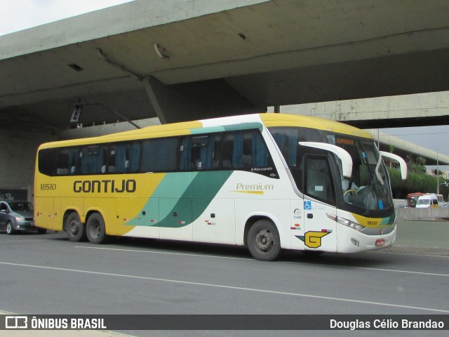 Empresa Gontijo de Transportes 18510 na cidade de Belo Horizonte, Minas Gerais, Brasil, por Douglas Célio Brandao. Número da foto: #12168085.