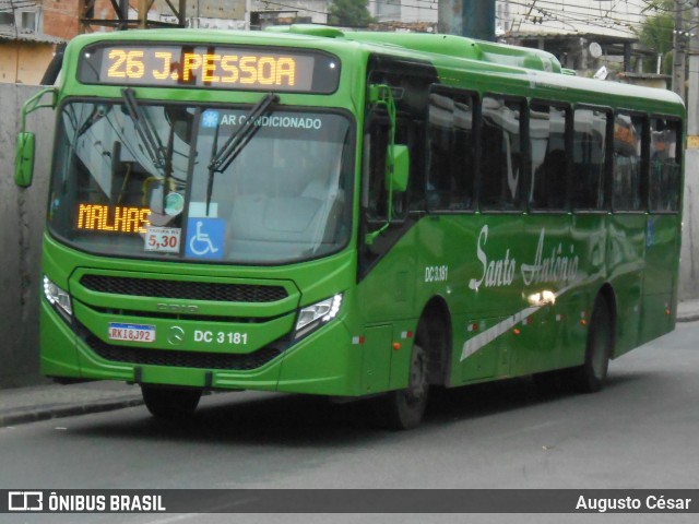 Transportes Santo Antônio DC 3.181 na cidade de Duque de Caxias, Rio de Janeiro, Brasil, por Augusto César. Número da foto: #12165956.