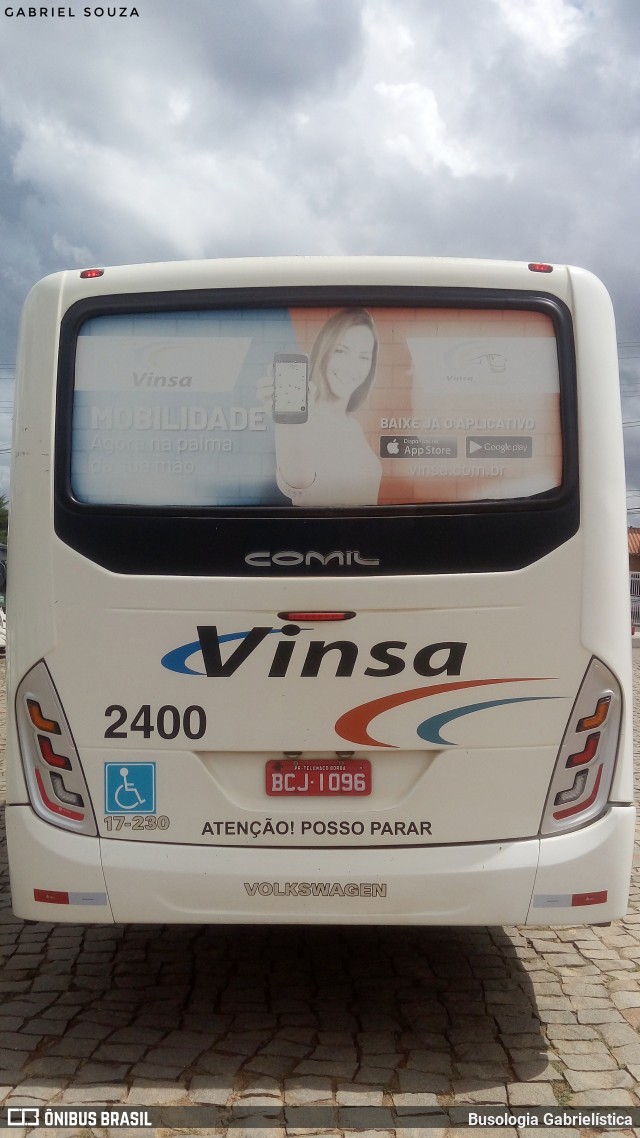 VINSA 2400 na cidade de Telêmaco Borba, Paraná, Brasil, por Busologia Gabrielística. Número da foto: #12169741.