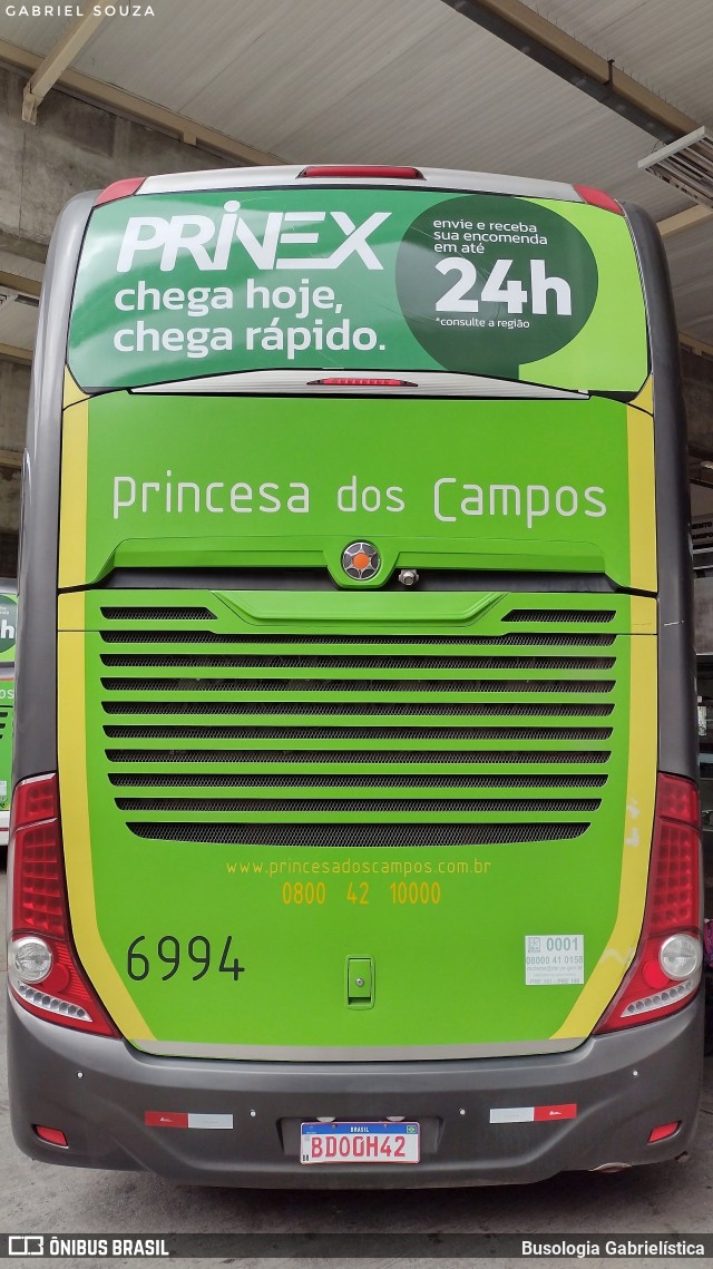 Expresso Princesa dos Campos 6994 na cidade de Curitiba, Paraná, Brasil, por Busologia Gabrielística. Número da foto: #12169651.