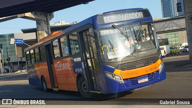 Evanil Transportes e Turismo RJ 132.132 na cidade de Rio de Janeiro, Rio de Janeiro, Brasil, por Gabriel Sousa. Número da foto: #12169234.