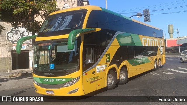 Empresa Gontijo de Transportes 25035 na cidade de Belo Horizonte, Minas Gerais, Brasil, por Edmar Junio. Número da foto: #12169820.