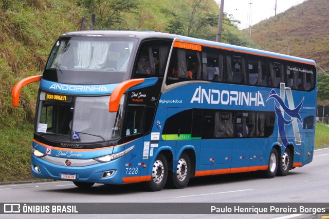 Empresa de Transportes Andorinha 7228 na cidade de Piraí, Rio de Janeiro, Brasil, por Paulo Henrique Pereira Borges. Número da foto: #12170369.