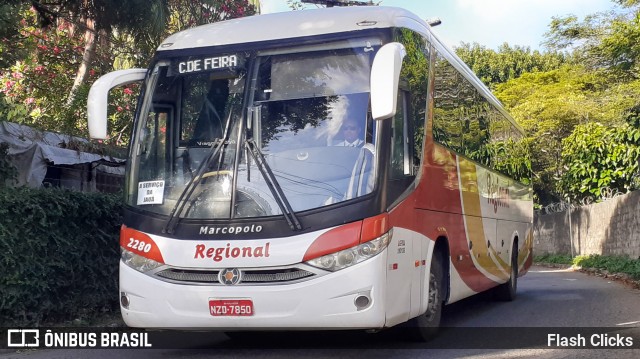 Viação Regional 2280 na cidade de Salvador, Bahia, Brasil, por Flash Clicks. Número da foto: #12168964.
