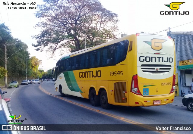 Empresa Gontijo de Transportes 19545 na cidade de Belo Horizonte, Minas Gerais, Brasil, por Valter Francisco. Número da foto: #12169037.