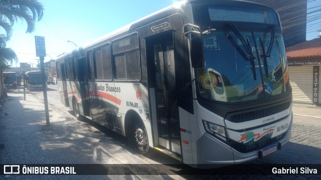 Viação Montes Brancos RJ 196.011 na cidade de Cabo Frio, Rio de Janeiro, Brasil, por Gabriel Silva. Número da foto: #12169972.
