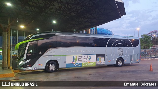 Viação Garcia 82199 na cidade de Maringá, Paraná, Brasil, por Emanuel Sócrates. Número da foto: #12168312.