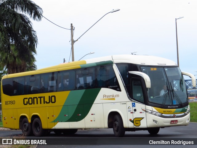 Empresa Gontijo de Transportes 18780 na cidade de Uberlândia, Minas Gerais, Brasil, por Clemilton Rodrigues . Número da foto: #12169649.