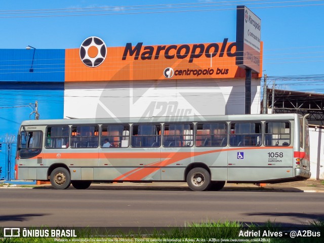Viação Cidade Morena 1058 na cidade de Campo Grande, Mato Grosso do Sul, Brasil, por Adriel Alves - @A2Bus. Número da foto: #12169420.