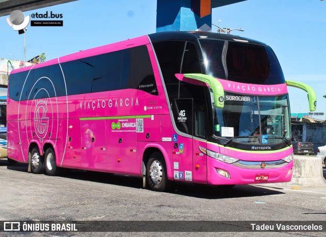 Viação Garcia 8505 na cidade de Rio de Janeiro, Rio de Janeiro, Brasil, por Tadeu Vasconcelos. Número da foto: #12168532.