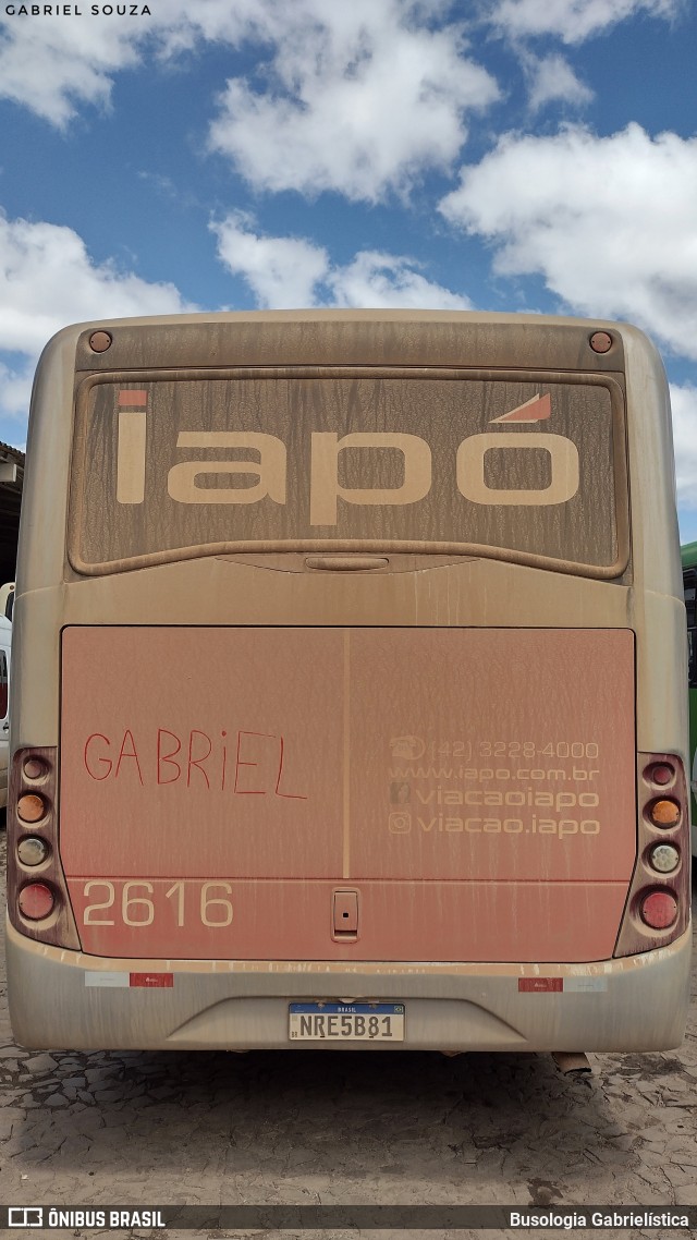 Viação Santana Iapó 2616 na cidade de Castro, Paraná, Brasil, por Busologia Gabrielística. Número da foto: #12169644.