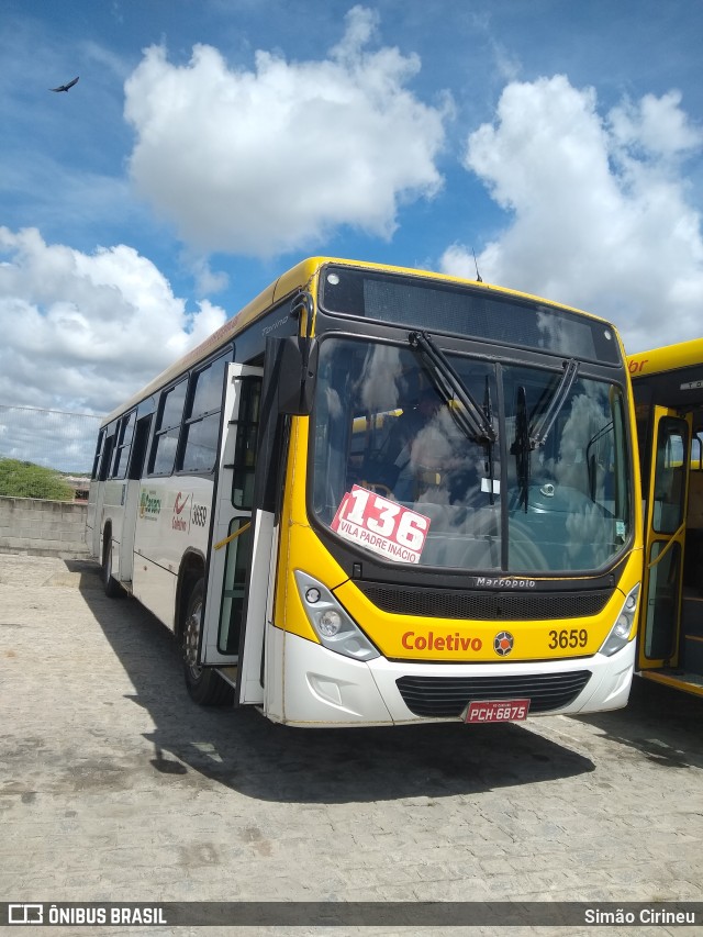 Coletivo Transportes 3659 na cidade de Caruaru, Pernambuco, Brasil, por Simão Cirineu. Número da foto: #12169193.