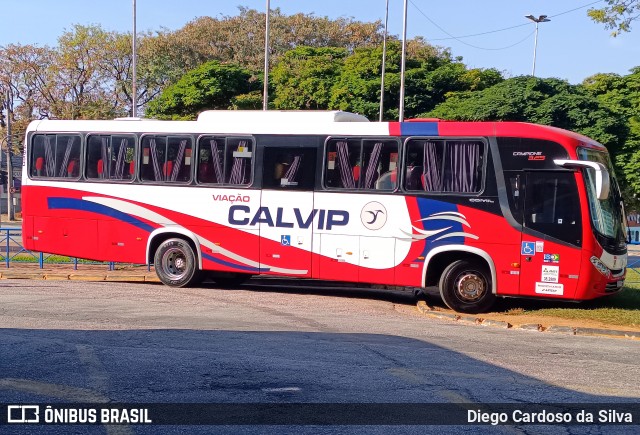 Viação Calvip 4950 na cidade de Sorocaba, São Paulo, Brasil, por Diego Cardoso da Silva. Número da foto: #12168658.