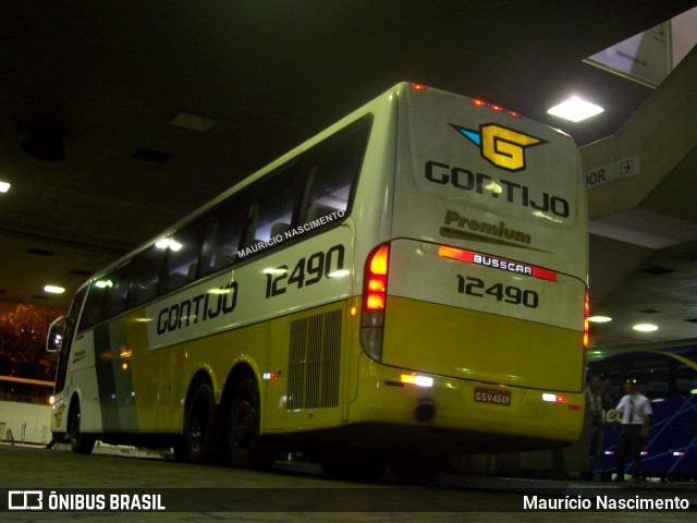 Empresa Gontijo de Transportes 12490 na cidade de Belo Horizonte, Minas Gerais, Brasil, por Maurício Nascimento. Número da foto: #12170503.