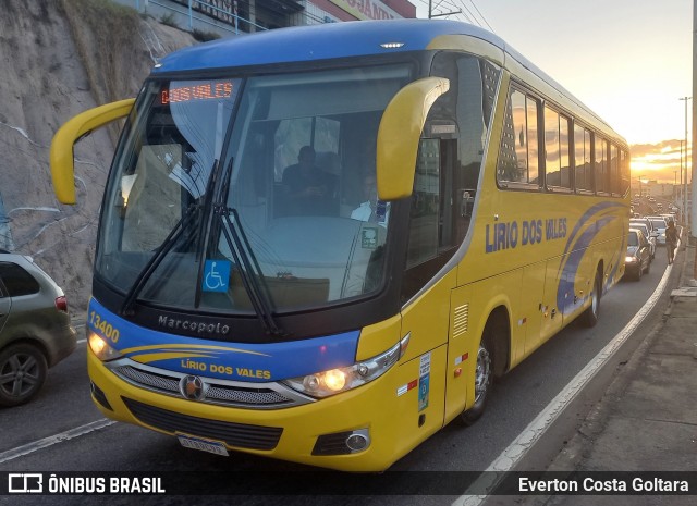 Viação Lírio dos Vales 13400 na cidade de Cariacica, Espírito Santo, Brasil, por Everton Costa Goltara. Número da foto: #12170675.