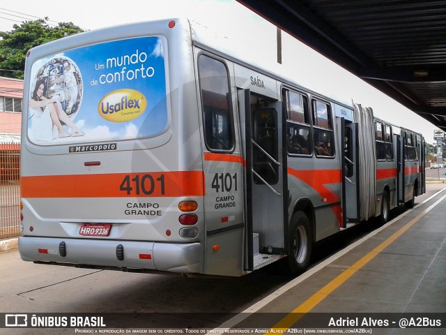 Viação Campo Grande 4101 na cidade de Campo Grande, Mato Grosso do Sul, Brasil, por Adriel Alves - @A2Bus. Número da foto: #12169368.