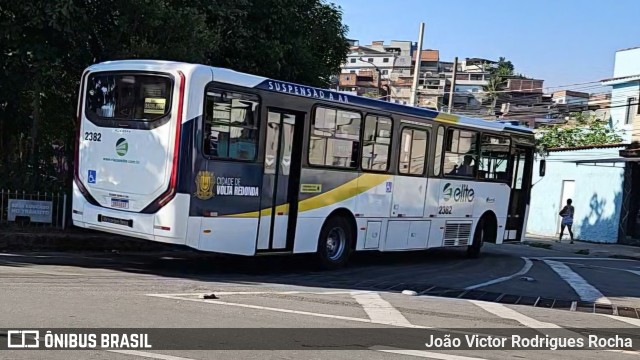 Viação Elite 2382 na cidade de Volta Redonda, Rio de Janeiro, Brasil, por João Victor Rodrigues Rocha. Número da foto: #12168451.