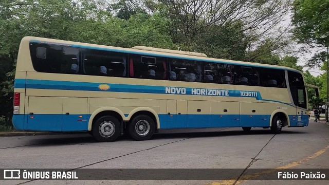 Viação Novo Horizonte 1036111 na cidade de São Paulo, São Paulo, Brasil, por Fábio Paixão. Número da foto: #12168330.