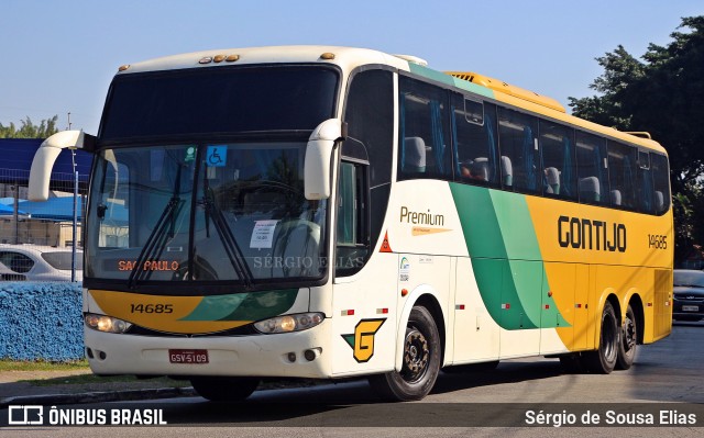 Empresa Gontijo de Transportes 14685 na cidade de São Paulo, São Paulo, Brasil, por Sérgio de Sousa Elias. Número da foto: #12170056.