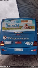 Biguaçu Transportes Coletivos Administração e Participação 468 na cidade de Florianópolis, Santa Catarina, Brasil, por Busologia Gabrielística. Número da foto: #12169639.