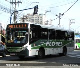 Transportes Flores RJ 128.086 na cidade de Nova Iguaçu, Rio de Janeiro, Brasil, por Antonio J. Moreira. Número da foto: #:id.