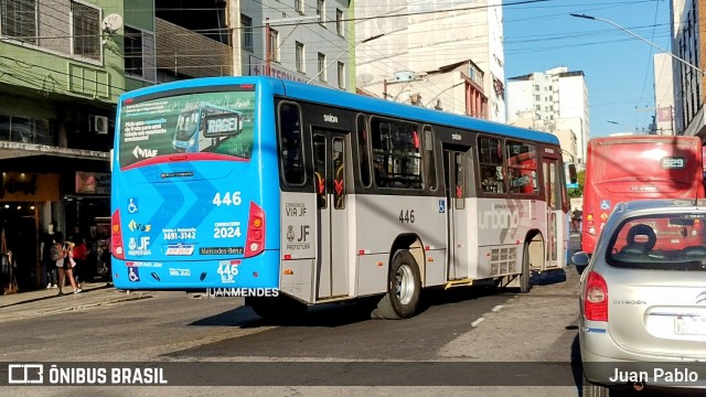VSFL - Viação São Francisco 446 na cidade de Juiz de Fora, Minas Gerais, Brasil, por Juan Pablo. Número da foto: #12172645.