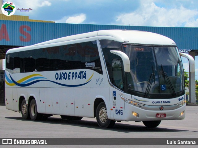 Viação Ouro e Prata 646 na cidade de Caxias, Maranhão, Brasil, por Luis Santana. Número da foto: #12173089.