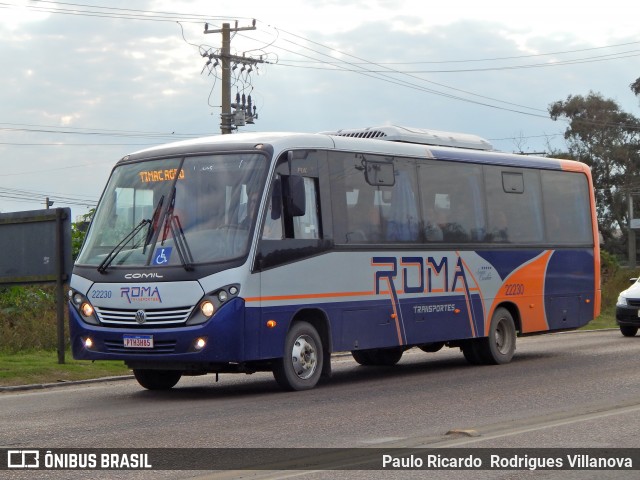 Roma Transportes 22230 na cidade de Rio Grande, Rio Grande do Sul, Brasil, por Paulo Ricardo  Rodrigues Villanova. Número da foto: #12171653.
