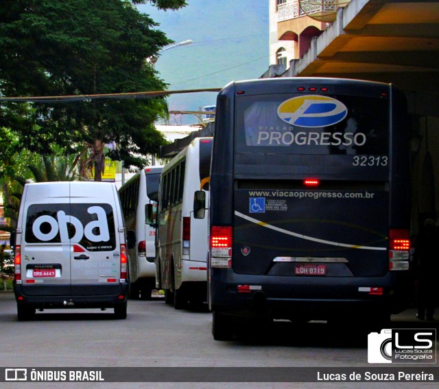 Viação Progresso 32313 na cidade de Carangola, Minas Gerais, Brasil, por Lucas de Souza Pereira. Número da foto: #12172125.