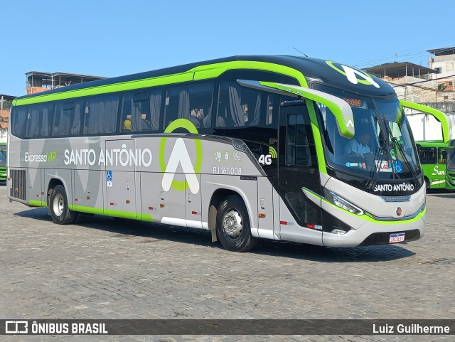 Transportes Santo Antônio RJ 161.008 na cidade de Duque de Caxias, Rio de Janeiro, Brasil, por Luiz Guilherme. Número da foto: #12171448.