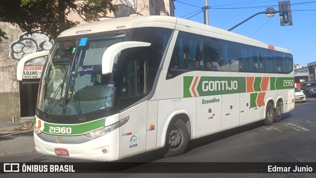 Empresa Gontijo de Transportes 21360 na cidade de Belo Horizonte, Minas Gerais, Brasil, por Edmar Junio. Número da foto: #12172083.
