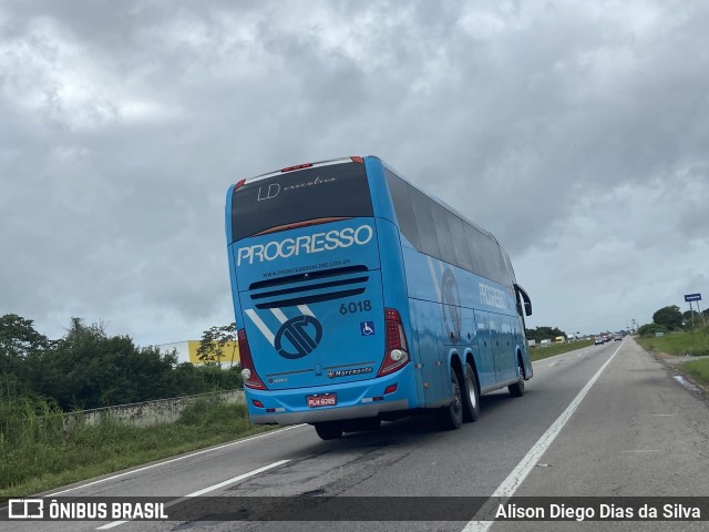 Auto Viação Progresso 6018 na cidade de São José de Mipibu, Rio Grande do Norte, Brasil, por Alison Diego Dias da Silva. Número da foto: #12170829.