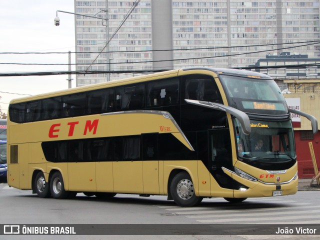 ETM - Empresa de Transporte Maullín 520 na cidade de Santiago, Santiago, Metropolitana de Santiago, Chile, por João Victor. Número da foto: #12172736.