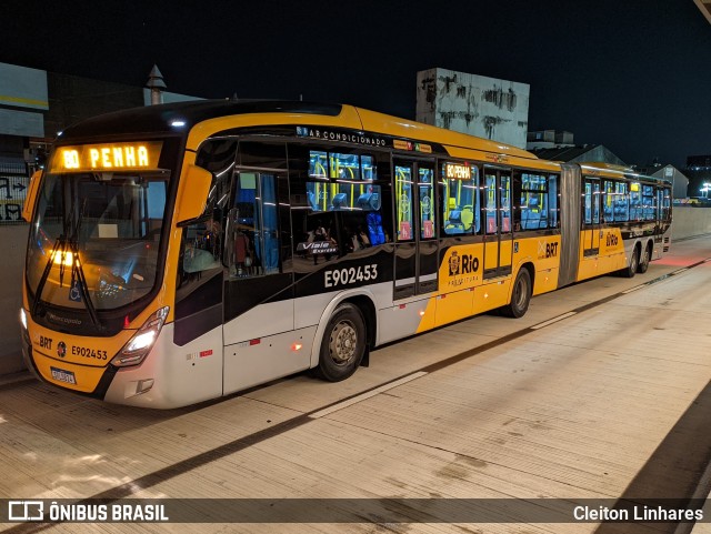 Mobi Rio E902453 na cidade de Rio de Janeiro, Rio de Janeiro, Brasil, por Cleiton Linhares. Número da foto: #12170821.