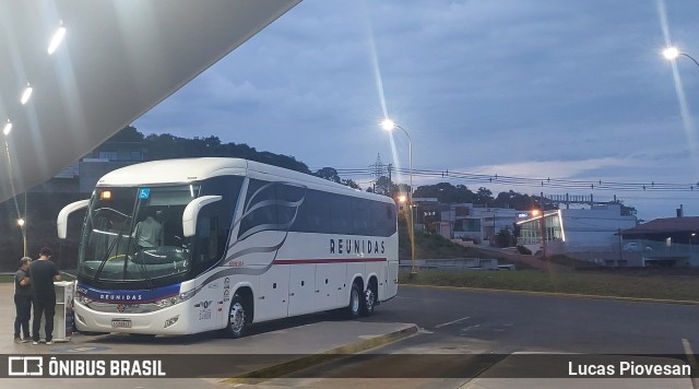 Reunidas Transportes Coletivos 34808 na cidade de Francisco Beltrão, Paraná, Brasil, por Lucas Piovesan. Número da foto: #12172556.