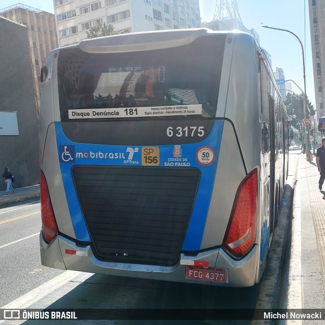 Viação Paratodos > São Jorge > Metropolitana São Paulo > Mobibrasil 6 3175 na cidade de São Paulo, São Paulo, Brasil, por Michel Nowacki. Número da foto: #12172342.