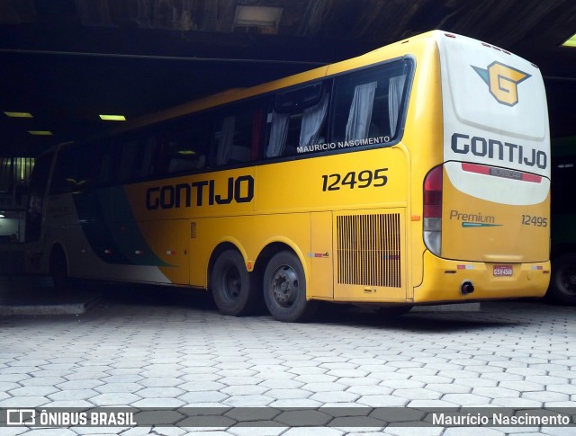 Empresa Gontijo de Transportes 12495 na cidade de Belo Horizonte, Minas Gerais, Brasil, por Maurício Nascimento. Número da foto: #12170737.