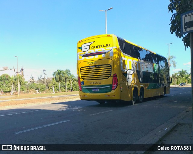 Empresa Gontijo de Transportes 23055 na cidade de Ipatinga, Minas Gerais, Brasil, por Celso ROTA381. Número da foto: #12174291.
