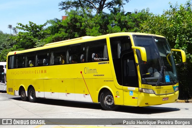 Viação Itapemirim 9503 na cidade de São Paulo, São Paulo, Brasil, por Paulo Henrique Pereira Borges. Número da foto: #12174257.
