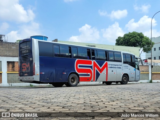 Transporte Coletivo Santa Maria 281 na cidade de Divinópolis, Minas Gerais, Brasil, por João Marcos William. Número da foto: #12174487.