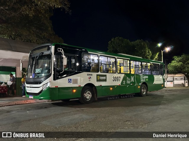 Expresso Caribus Transportes 3097 na cidade de Cuiabá, Mato Grosso, Brasil, por Daniel Henrique. Número da foto: #12175245.