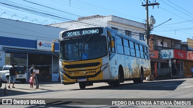 Sancetur - Sou Atibaia 2454 na cidade de Atibaia, São Paulo, Brasil, por PEDRO DA CUNHA ATIBAIA ÔNIBUS. Número da foto: #12174174.