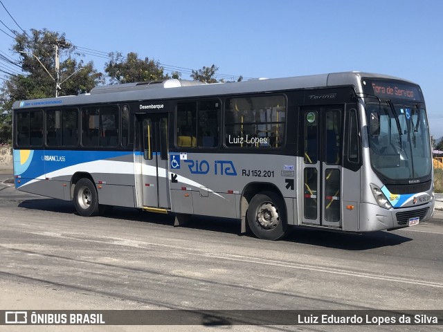Rio Ita RJ 152.201 na cidade de Niterói, Rio de Janeiro, Brasil, por Luiz Eduardo Lopes da Silva. Número da foto: #12173750.