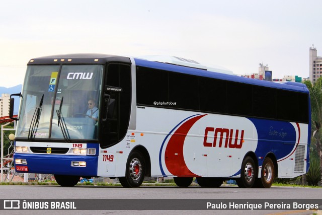 CMW Transportes 1149 na cidade de Aparecida, São Paulo, Brasil, por Paulo Henrique Pereira Borges. Número da foto: #12175293.