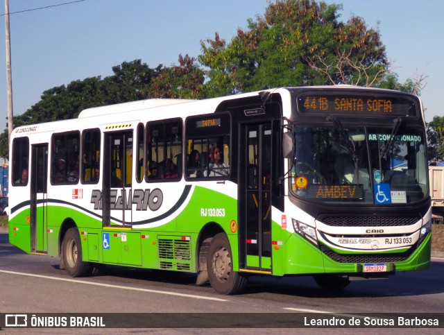 Expresso Real Rio RJ 133.053 na cidade de Rio de Janeiro, Rio de Janeiro, Brasil, por Leandro de Sousa Barbosa. Número da foto: #12173455.