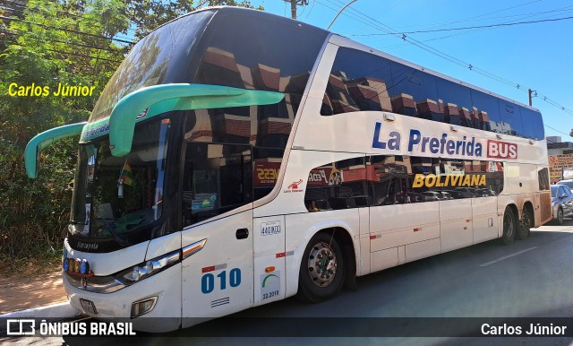 La Preferida Bus 010 na cidade de Brasília, Distrito Federal, Brasil, por Carlos Júnior. Número da foto: #12175013.
