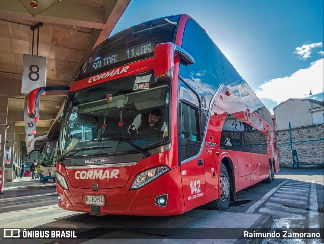 Cormar Bus 142 na cidade de Viña del Mar, Valparaíso, Valparaíso, Chile, por Raimundo Zamorano. Número da foto: #12174508.