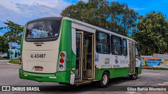 Auto Viação Monte Cristo AL-63407 na cidade de Belém, Pará, Brasil, por Silas Bahia Monteiro. Número da foto: #12173714.