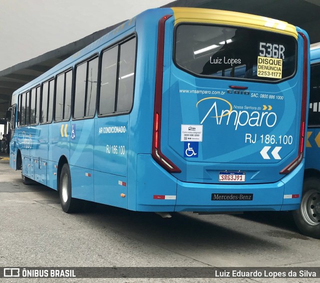Viação Nossa Senhora do Amparo RJ 186.100 na cidade de Niterói, Rio de Janeiro, Brasil, por Luiz Eduardo Lopes da Silva. Número da foto: #12173739.