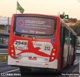 Itajaí Transportes Coletivos 2948 na cidade de Campinas, São Paulo, Brasil, por Tony Maykon Santos. Número da foto: #12174078.